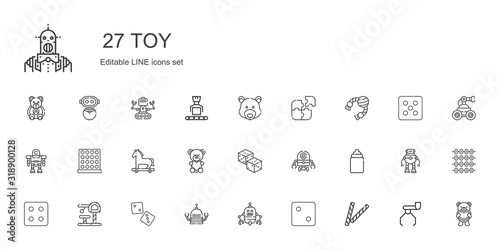 toy icons set