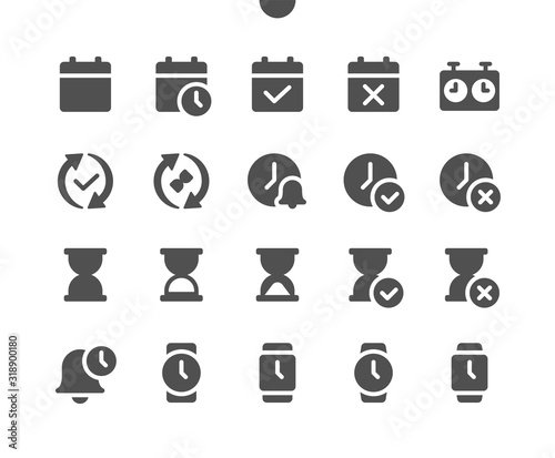 Time v2 UI Pixel Perfect Well-crafted Vector Solid Icons 48x48 Ready for 24x24 Grid for Web Graphics and Apps. Simple Minimal Pictogram