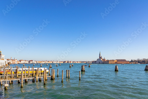 The view of the church S.Giorgio Maggiore, Venice, Italy