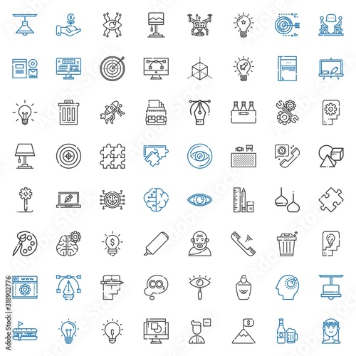 idea icons set
