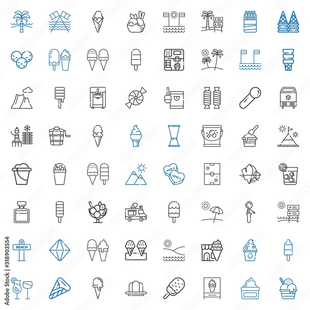 ice icons set ice icons set