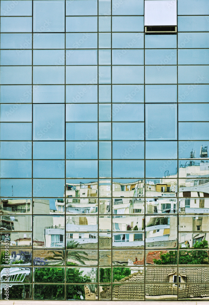 Obraz premium Reflejos cristalera