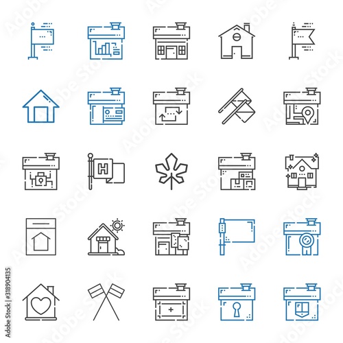 state icons set