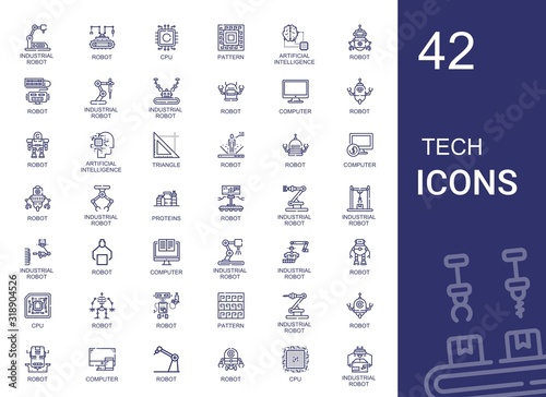 tech icons set