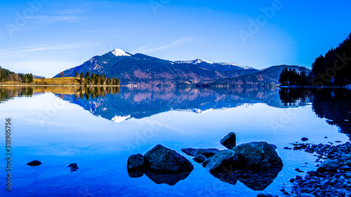 walchensee lake in bavaria