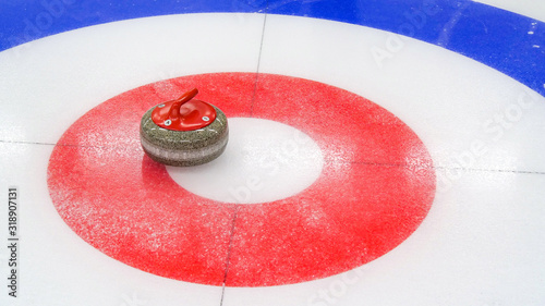 Obraz na plátne Curling winter, olympic sport