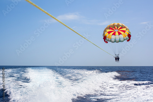 Принти на полотні Egypt. Sharm El Sheikh. Araktsion ride parasailing