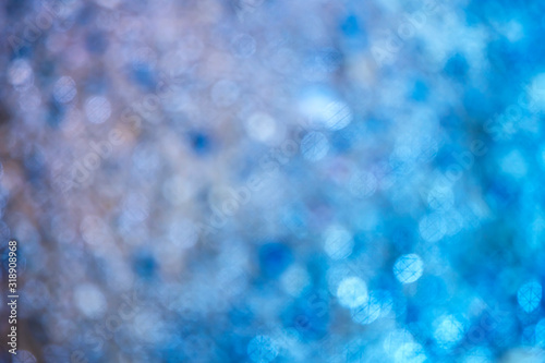 Soft Blue and brown bokeh background