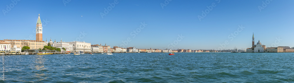 The panorama of Venice, Italy