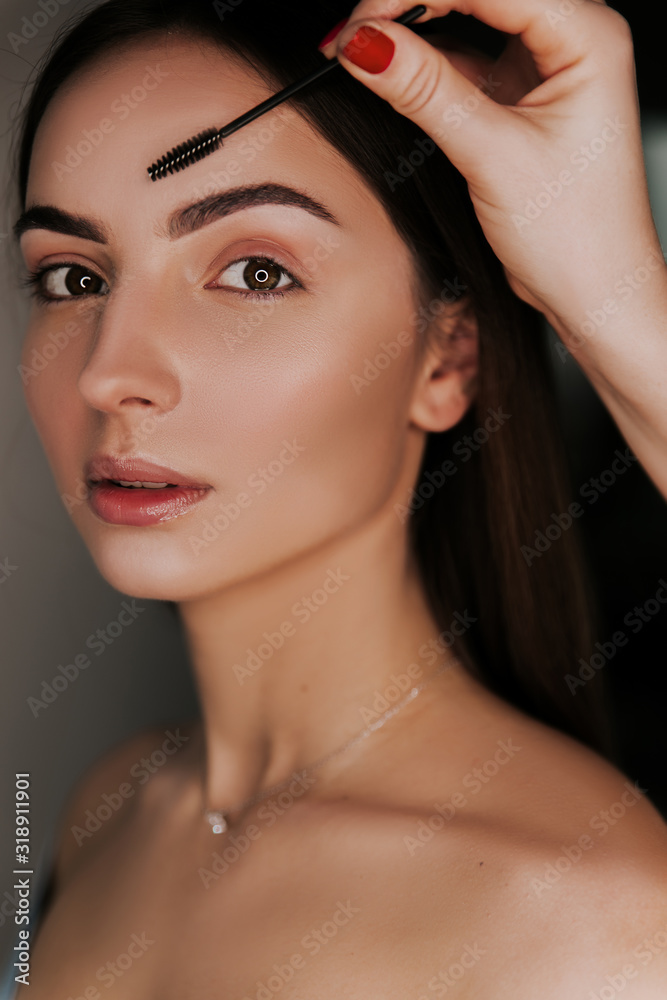 Girl, face, natural beauty, cosmetics Girl, face, natural beauty, cosmetics