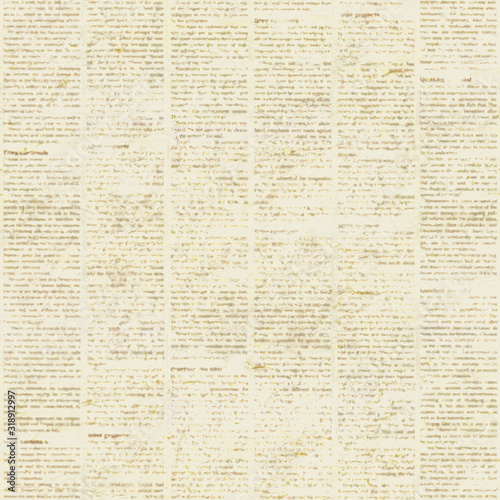 Newspaper Seamless Pattern With Old Vintage Unreadable Paper Texture Background Stock Illustration Adobe Stock