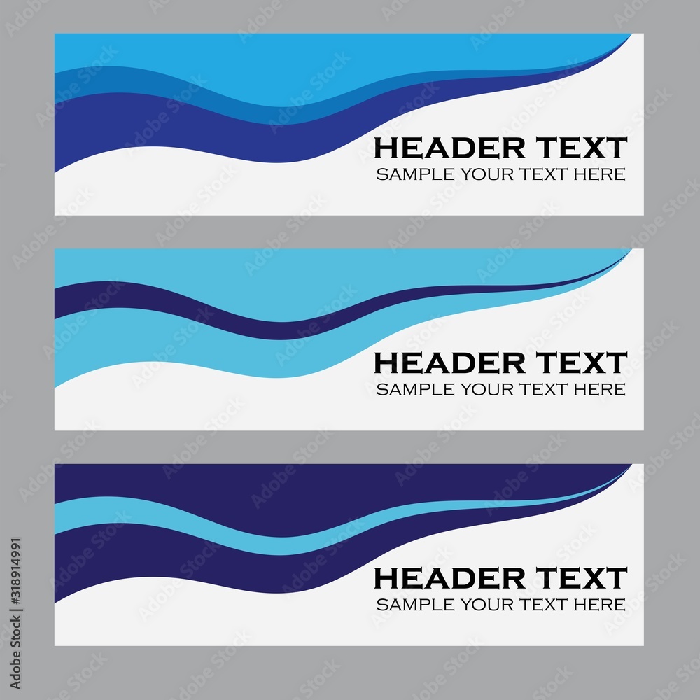 Obraz premium Vector abstract banner design web template