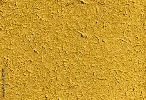 Gold sa paper texture or yellow mulberry paper wrinkle crumpled colorful bright background