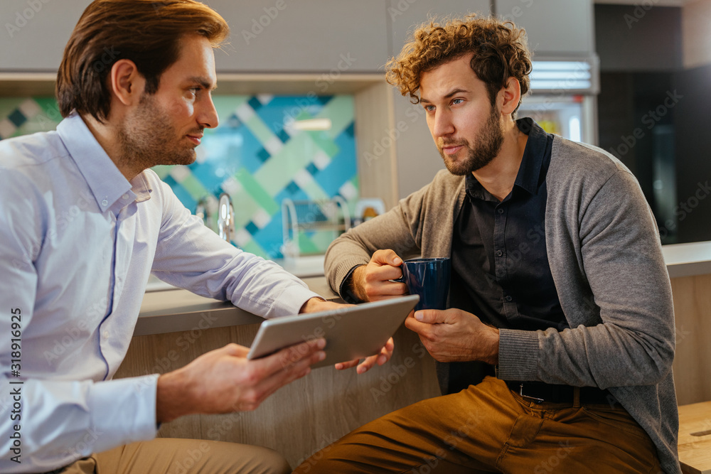 Obraz premium Connected office break