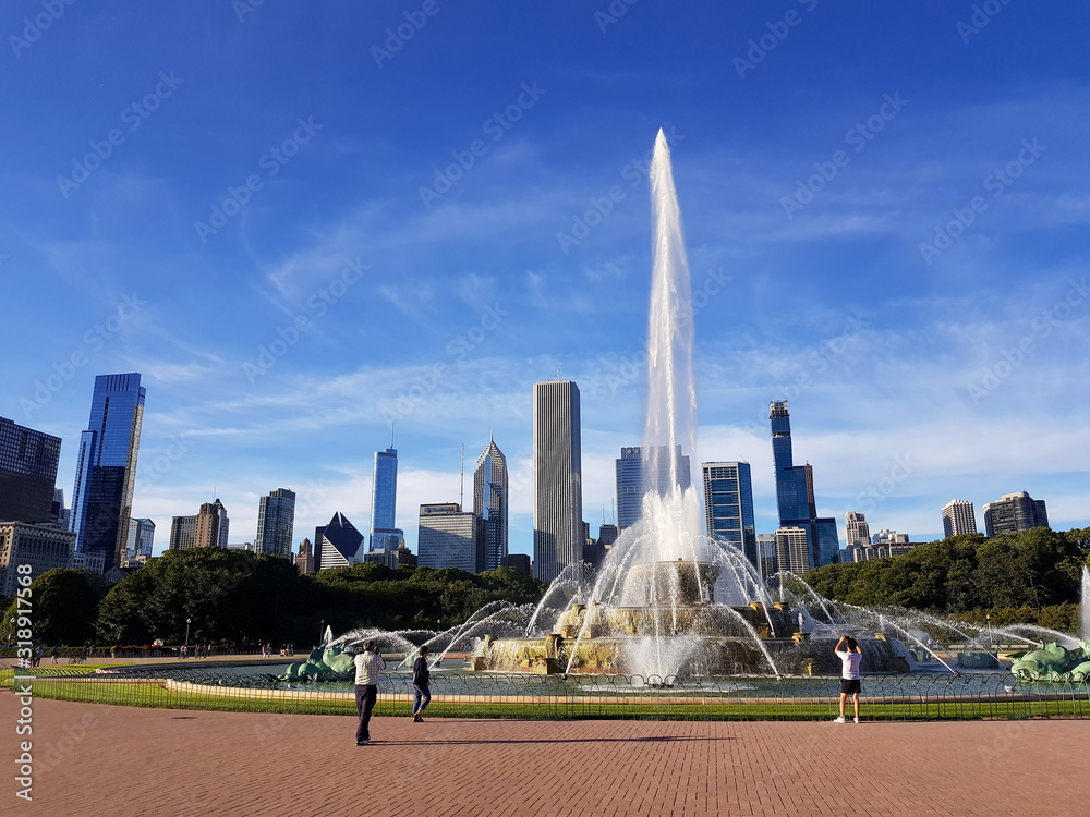 Fototapeta premium Chicago: Buckingham Fountain
