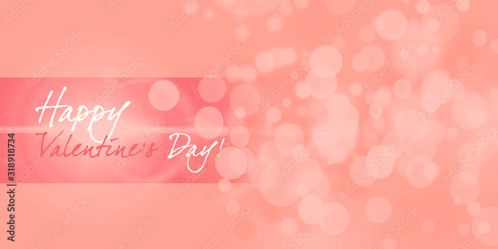 Happy Valentine's Day. Congratulations On Valentine's day. Love. I love you. Hearts. Background. Valentine's day greeting card. With love. Banner with lots of hearts for Valentine's Day, text 