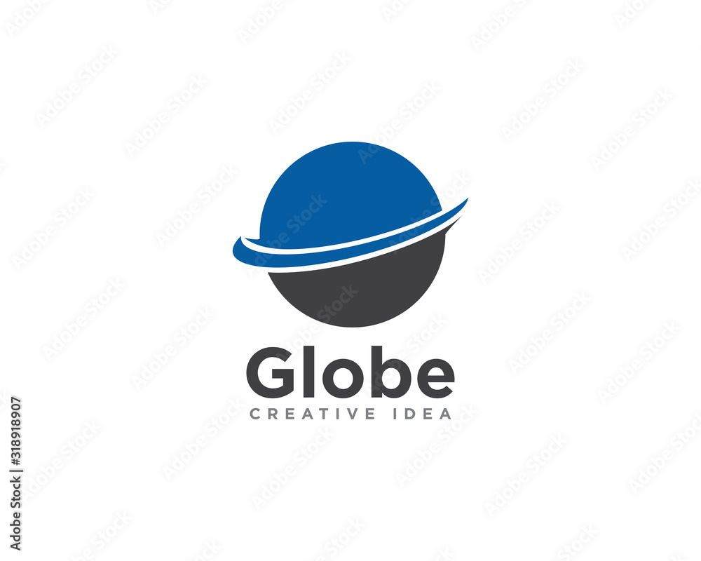 Globe Technology Logo Design Vector Globe Technology Logo Design Vector