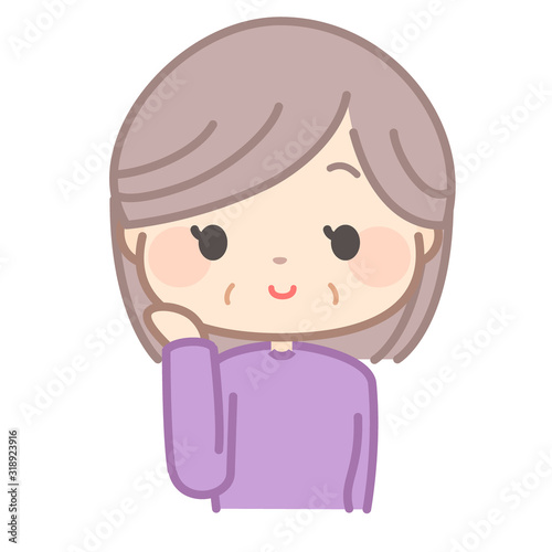 老人のイラスト