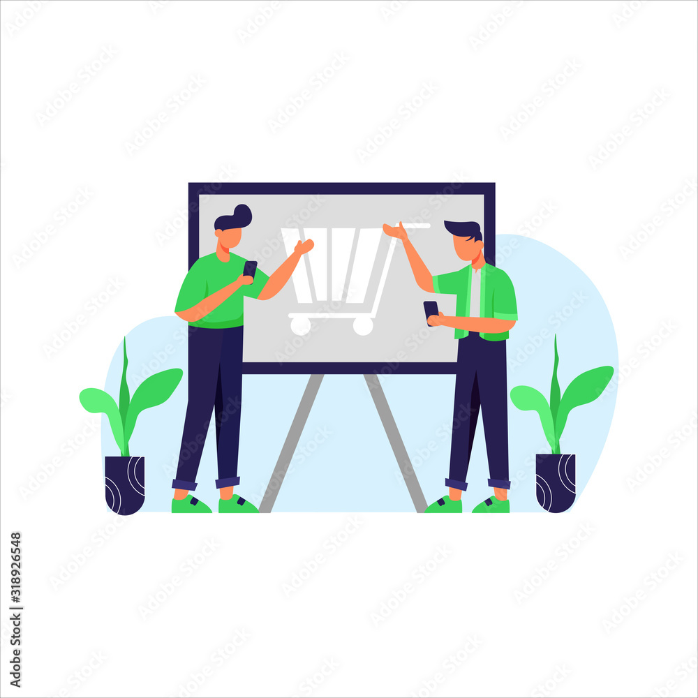 Design and manufacture of digital products vector illustration