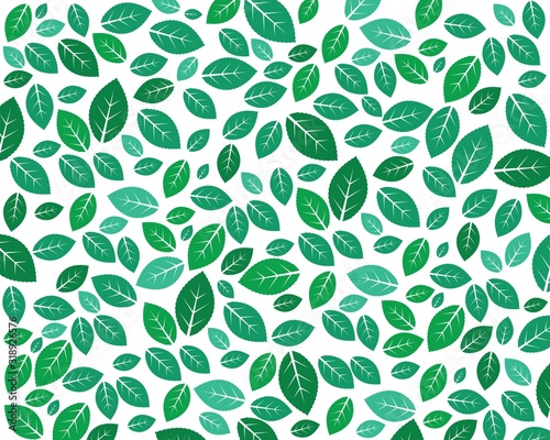 green leaf ecology nature element background vector icon of go green