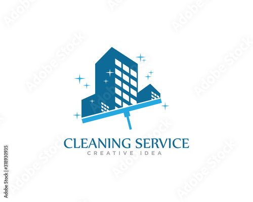 Home Cleaning Services Logo Design Vector