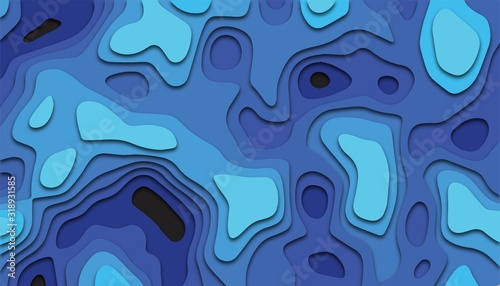 Abstract geometric background with paper cut shapes vector illustration, web banner design, discount card, promotion, flyer layout, ad, advertisement, printing media.