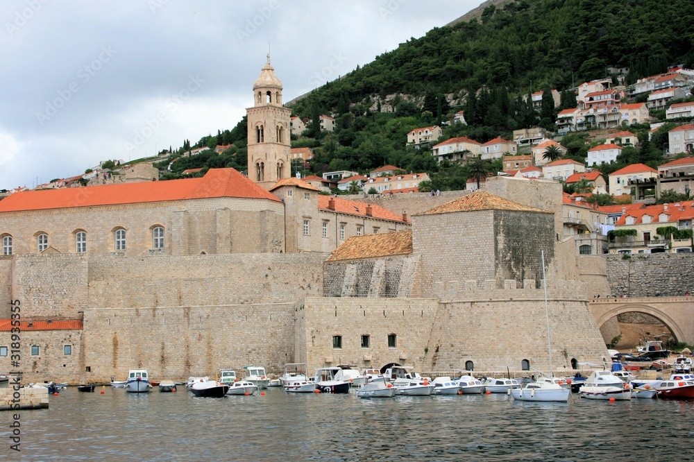 the old town of Dubrovnik, Croatia