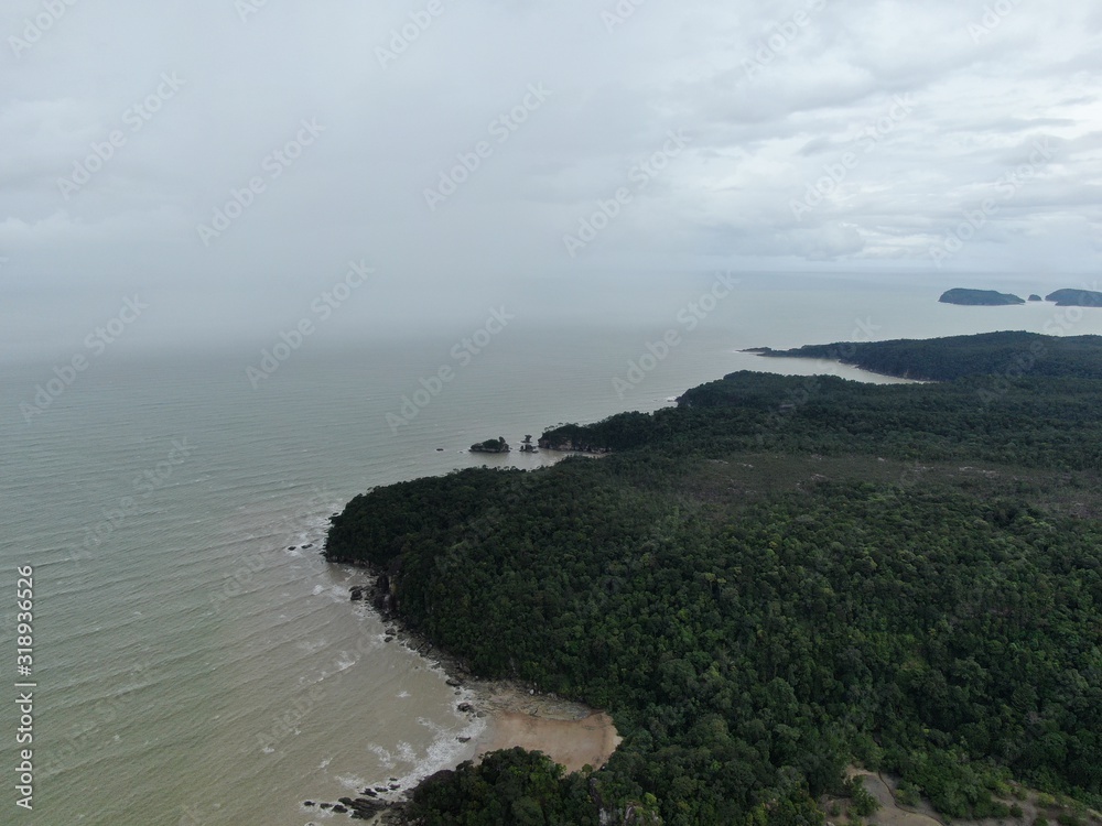 Kuching, Sarawak / Malaysia - January 12, 2020: The Bako National Park of Sarawak, Borneo Island, Malaysia