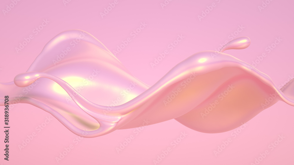 Splash fluid. 3d illustration, 3d rendering. Splash fluid. 3d illustration, 3d rendering.