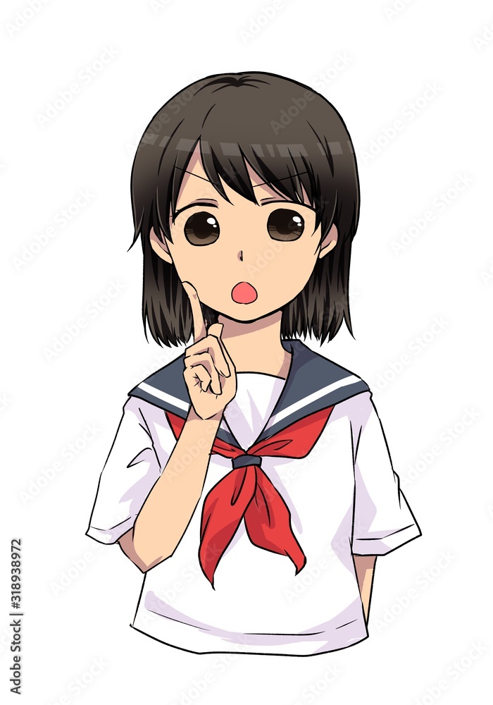 セーラー服の女の子 セーラー服の女の子