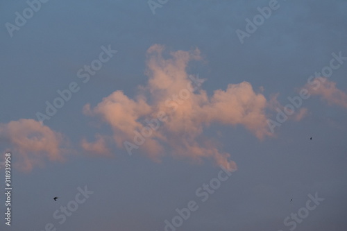 unusual clouds in the sky