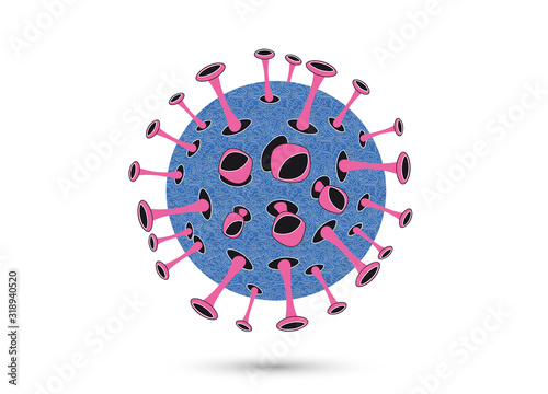 Virus Icon Grafik Symbol