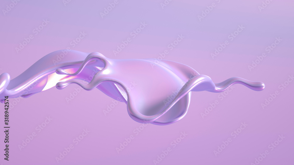 Splash fluid. 3d illustration, 3d rendering. Splash fluid. 3d illustration, 3d rendering.