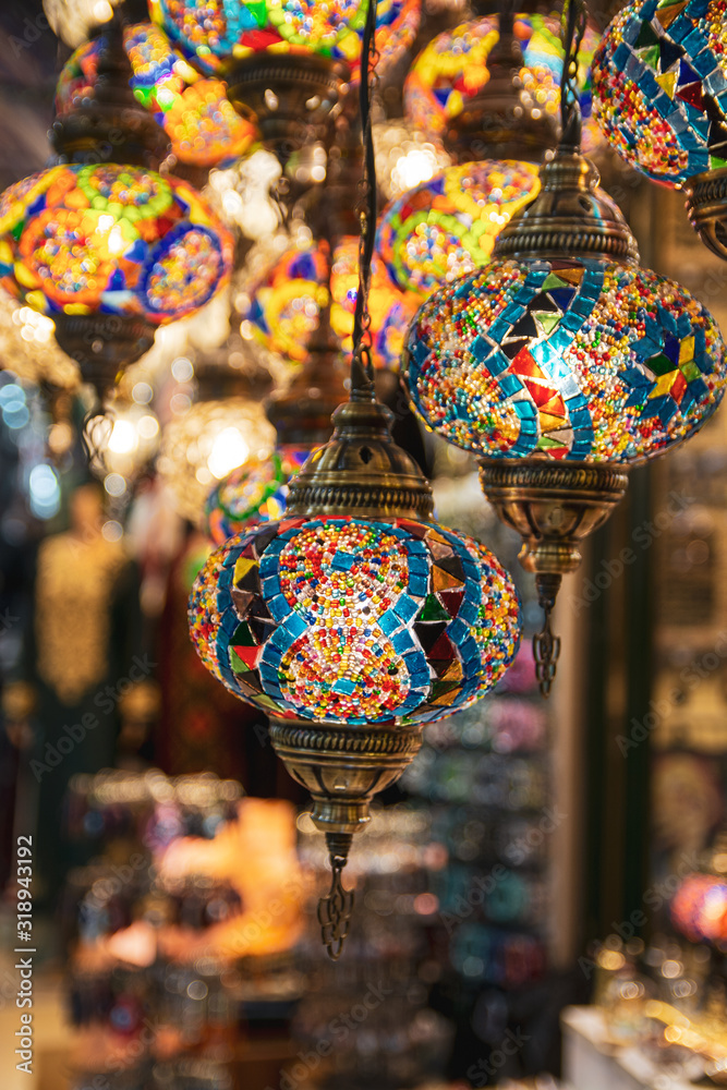 Turkish lamp at the bazaar