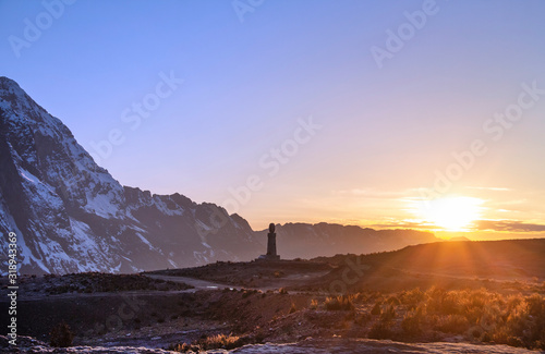 Sunrise in the mountain - Ticlio Peru