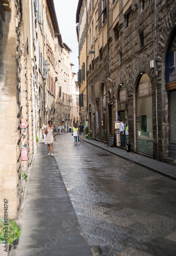 Narrow Street, Florence, Italy