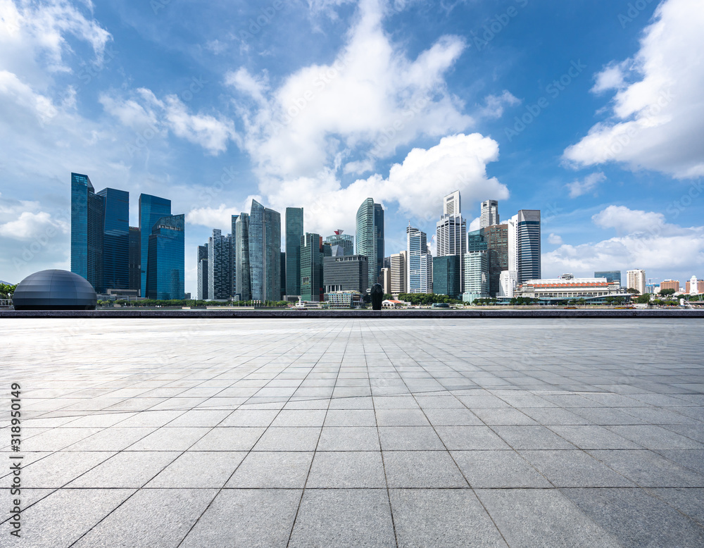 Obraz premium city skyline