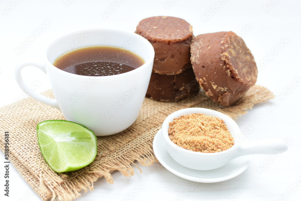 Sugarcane or panela, traditional product of Colombia Sugarcane or panela, traditional product of Colombia