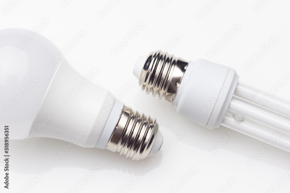 Energy saving light bulbs, ecological, to save energy and consumption. Energy saving light bulbs, ecological, to save energy and consumption.