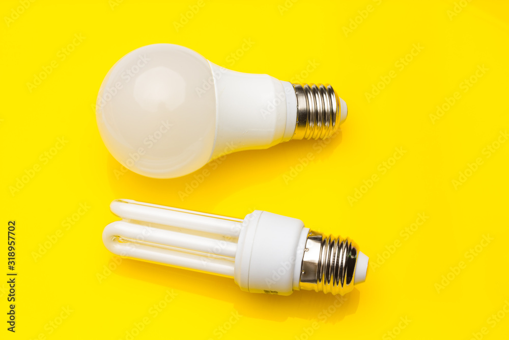 Energy saving light bulbs, ecological, to save energy and consumption. Energy saving light bulbs, ecological, to save energy and consumption.