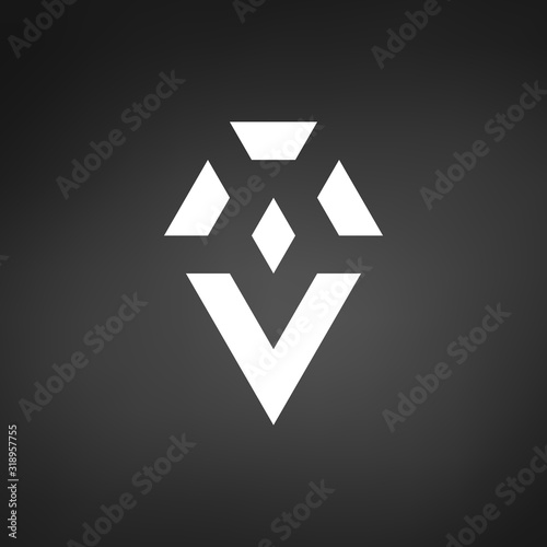 rystal or shiny diamond log...