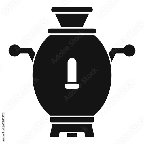 National samovar icon. Simple illustration of national samovar vector icon for web design isolated on white background