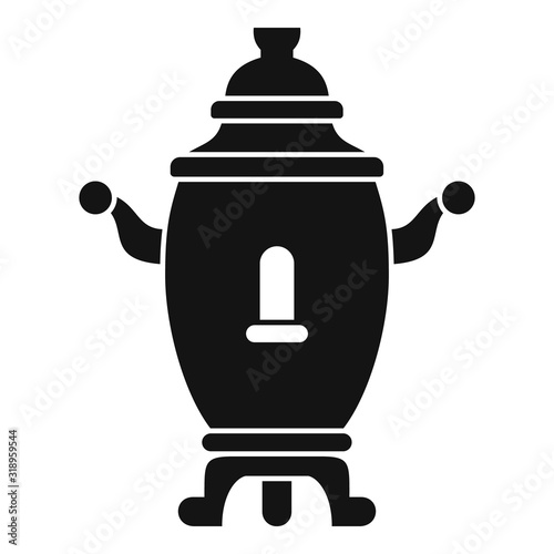 Russia samovar icon. Simple illustration of russia samovar vector icon for web design isolated on white background