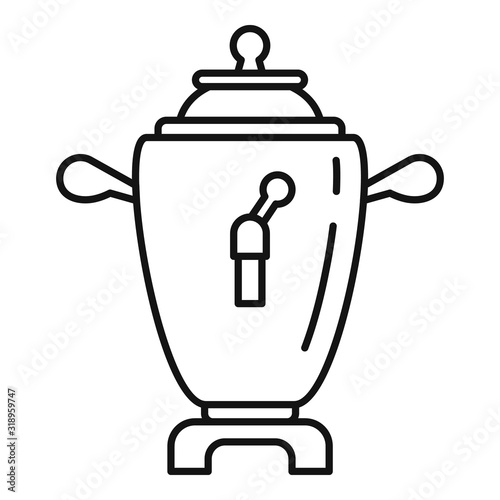 Culture samovar icon. Outline culture samovar vector icon for web design isolated on white background