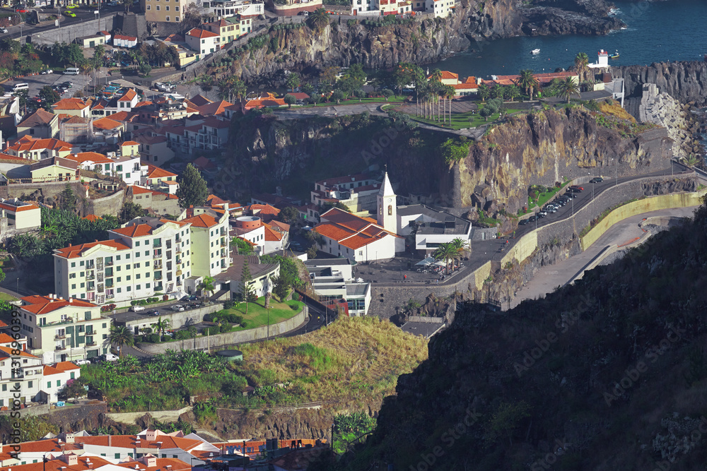 View of Funchal in Madeira Portugal