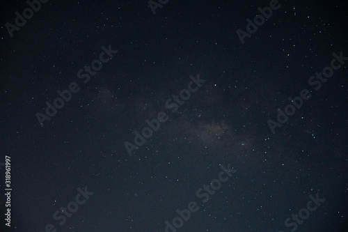 Milky Way galaxy and Nebula