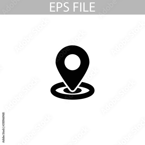 Location mark icon. EPS file