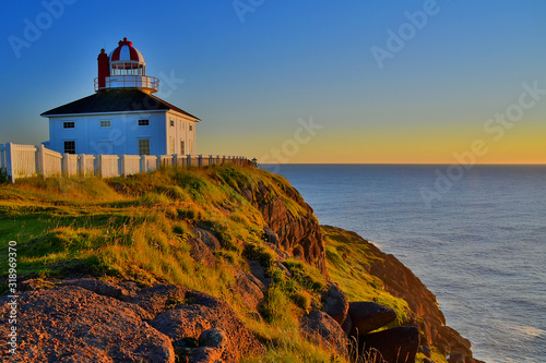 Sunrise at Cape Spear Lighthouse, Newfoundland & Labrador - the most eastern point in North America. 