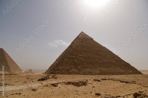 Pyramids at Giza  Egypt