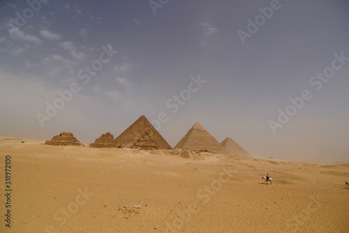 Pyramids at Giza  Egypt